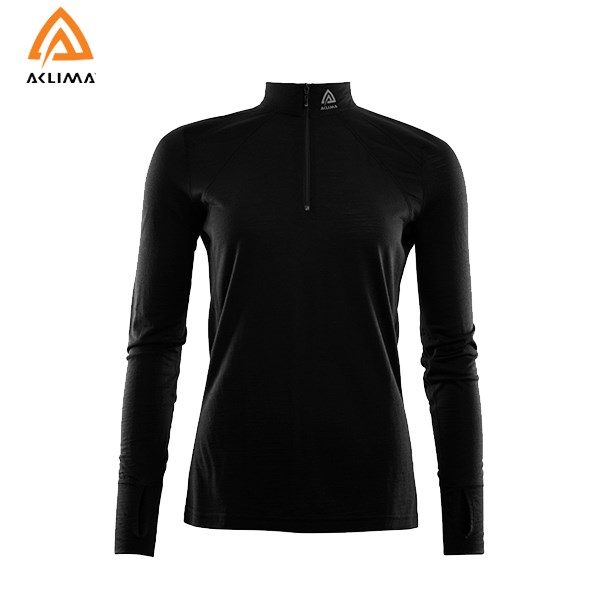 挪威[ACLIMA] LW ZIP Shirt  W / 歐洲製女款美麗諾羊毛快乾 ZIP Shirt