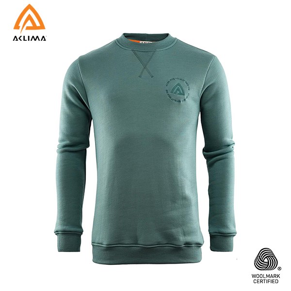 挪威[ACLIMA] FW CREWNECK M / 歐洲製男款美麗諾羊毛快乾大學T 