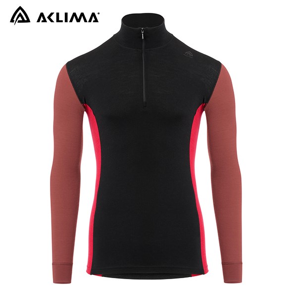 挪威[ACLIMA] WW MOCK NECK W/Zip M / 歐洲製男款美麗諾快乾羊毛衣