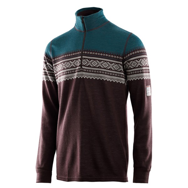 挪威[ACLIMA] DW MARIUS MOCK NECK W/ZIP M / 歐洲製男款美麗諾羊毛快乾衣