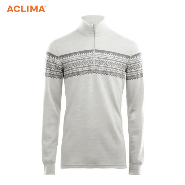 挪威[ACLIMA] DW MARIUS MOCK NECK W/ZIP M / 歐洲製男款美麗諾羊毛快乾衣