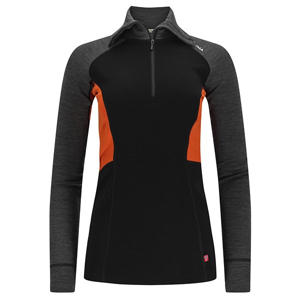 挪威[ACLIMA] WW Polo W / 美麗諾羊毛女款拉鍊翻領長袖上衣 / Polo衫 / 運動上衣 / 冬季保暖服飾