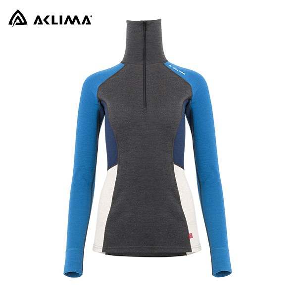 挪威[ACLIMA] WW Polo W / 美麗諾羊毛女款拉鍊翻領長袖上衣 / Polo衫 / 運動上衣 / 冬季保暖服飾