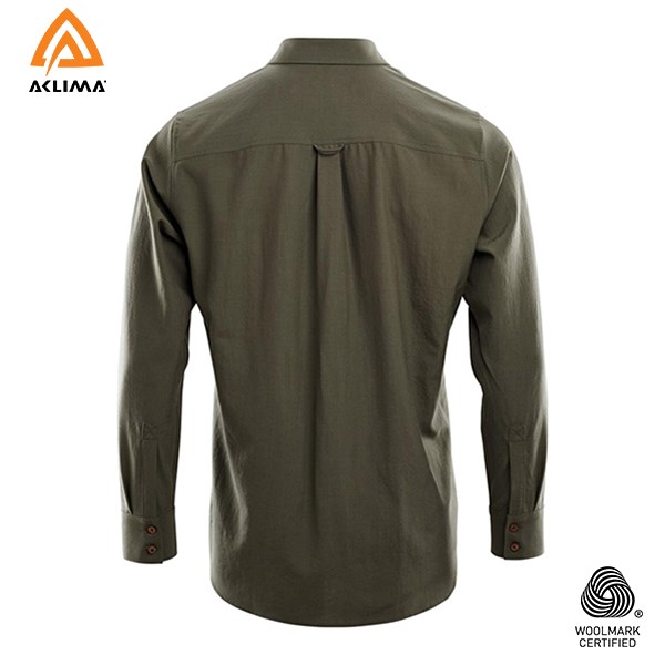 挪威[ACLIMA] LeisureWool Woven Woolshirt M  / 歐洲製男款美麗諾羊毛長袖襯衫