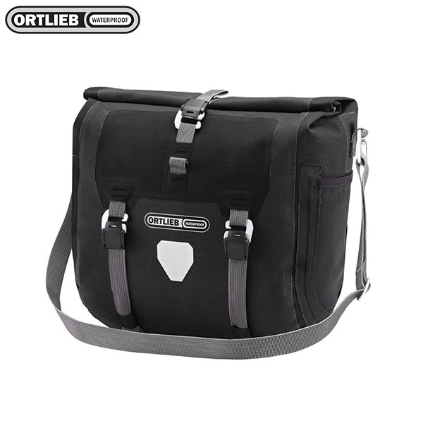 德國[ORTLIEB] Handlebar Pack Plus / 防水自行車車把袋 / 捲口式車把袋 附肩帶 德國製