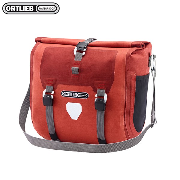 德國[ORTLIEB] Handlebar Pack Plus / 防水自行車車把袋 / 捲口式車把袋 附肩帶 德國製