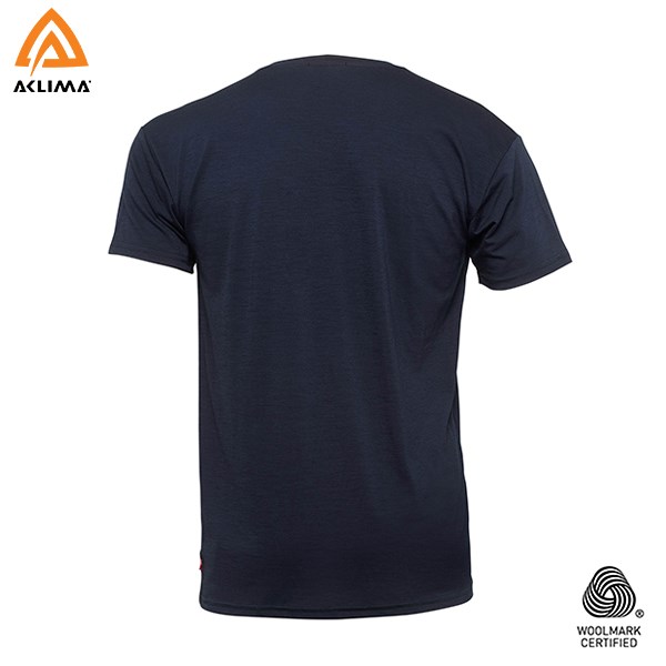 挪威[ACLIMA] LW Classic Tee Logo M / 歐洲製男款美麗諾羊毛輕量LOGO T恤 / 短袖T-Shirt / 快乾排汗吸濕