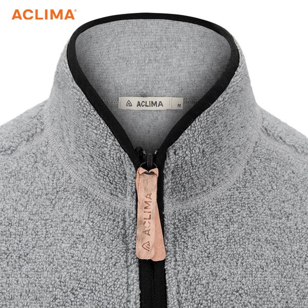 挪威[ACLIMA] Reborn Terry Vest M / 歐洲製男款美麗諾羊毛保暖拉鍊背心