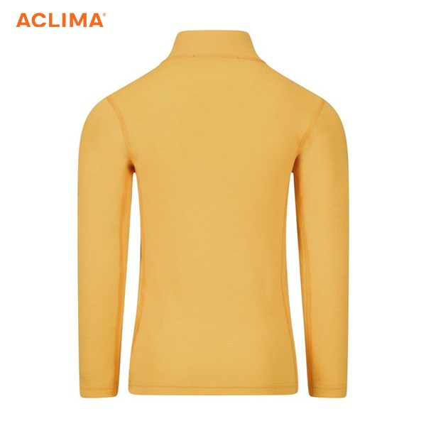 長毛象 -挪威[ACLIMA]WW Mockneck Ch 兒童高領長袖上衣 / 保暖通風 / 親膚不搔癢
