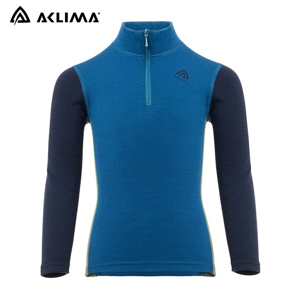 長毛象 -挪威[ACLIMA]WW Mockneck Ch 兒童高領長袖上衣 / 保暖通風 / 親膚不搔癢