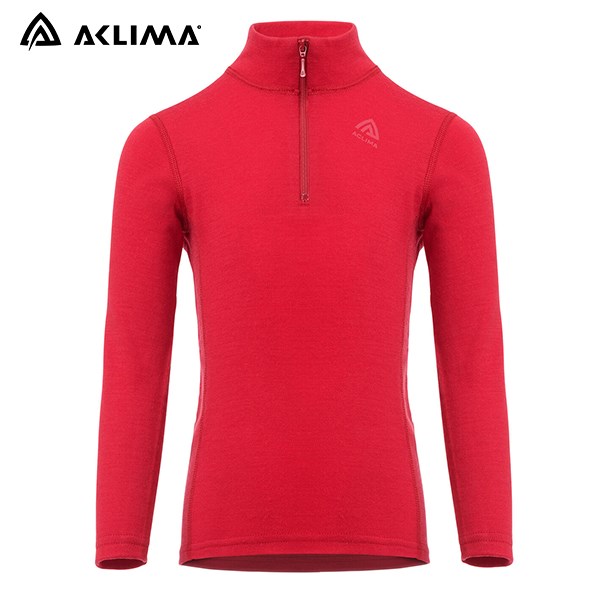 長毛象 -挪威[ACLIMA]WW Mockneck Ch 兒童高領長袖上衣 / 保暖通風 / 親膚不搔癢