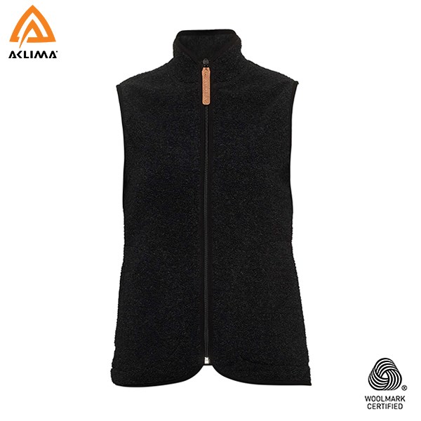 長毛象-挪威[ACLIMA] Reborn Terry Vest W / 歐洲製女款美麗諾羊毛保暖拉鍊背心