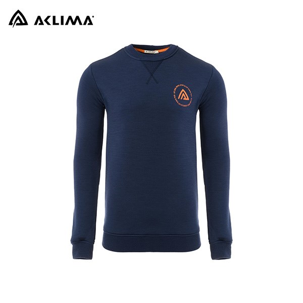 長毛象 -挪威[ACLIMA]FW Crewneck V2 M 男刷毛長袖上衣 / 寬版長袖羊毛衣 / 螺紋針織