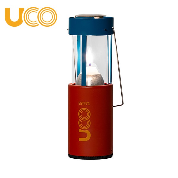 美國【UCO】Original Candle Lantern 蠟燭營燈 ( 峽谷藍 ) / 霧面蠟燭燈 / 營燈