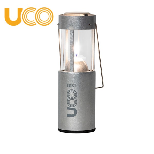 美國【UCO】Original Candle Lantern 蠟燭營燈 ( 銀 ) / 霧面蠟燭燈 / 營燈