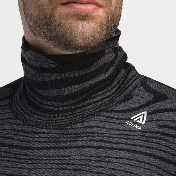 長毛象 -挪威【ACLIMA】WarmWool Roll Neck M's / 高領 男款 打底衣 毛衣 / 美麗諾羊毛 / 秋冬季必備 