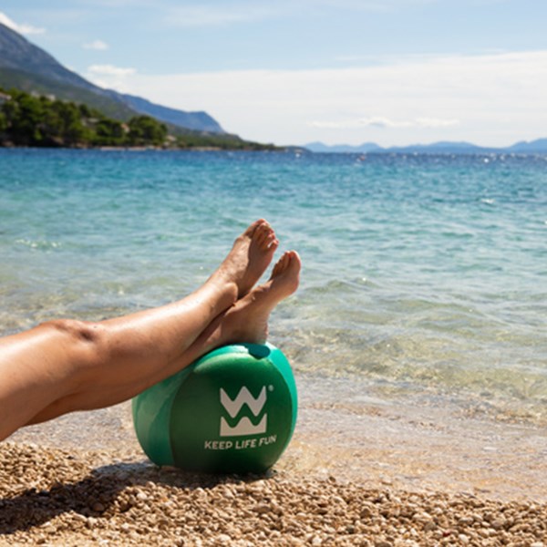 長毛象 -瑞典[WABOBA]Deluxe Beach Ball 派對沙灘球 橘