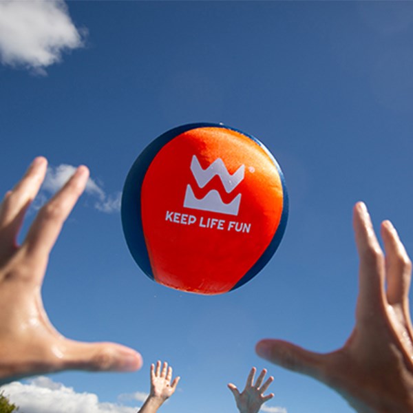 長毛象 -瑞典[WABOBA]Deluxe Beach Ball 派對沙灘球 橘