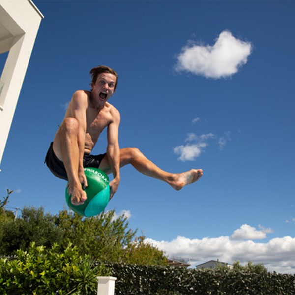 長毛象 -瑞典[WABOBA]Deluxe Beach Ball 派對沙灘球 橘