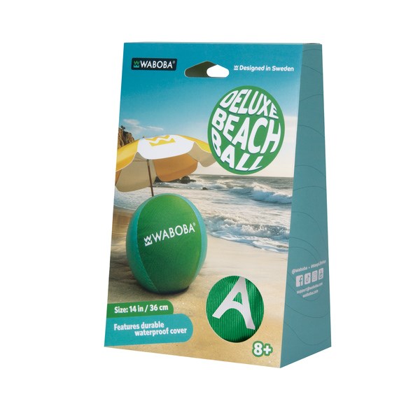 長毛象 -瑞典[WABOBA]Deluxe Beach Ball 派對沙灘球 橘