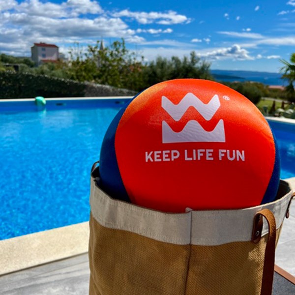 長毛象 -瑞典[WABOBA]Deluxe Beach Ball 派對沙灘球 橘