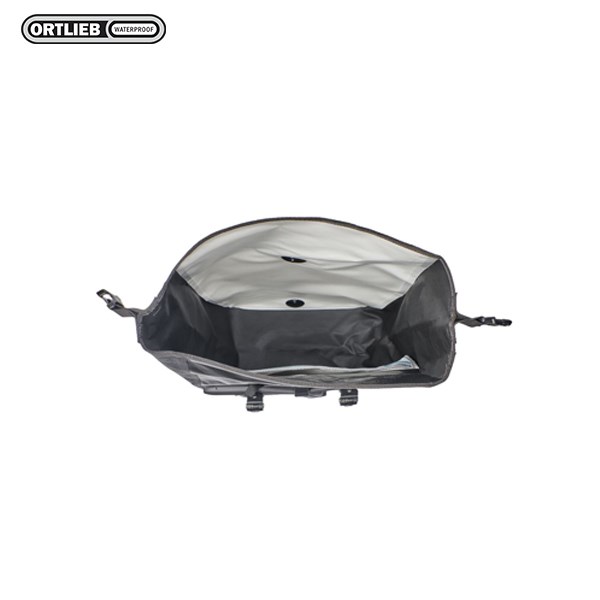 德國【ORTLIEB】Back-Roller Design 亮面防水馬鞍袋20L / 白黑(湖面)