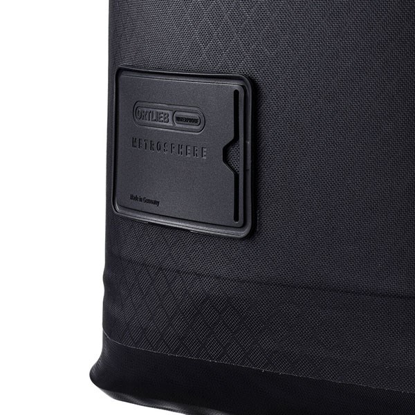 德國【ORTLIEB】Soulo Metrosphere 25L 防水背包 黑壓紋 / 磁扣式防水背包 25L / 休閒後背包 / 筆電背包