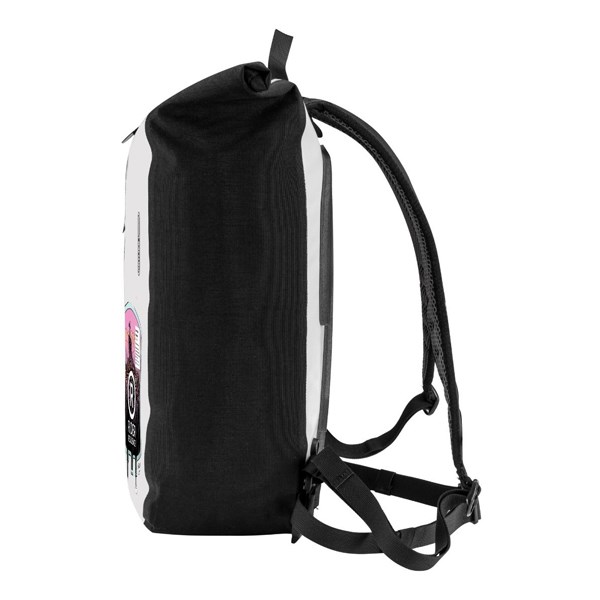德國【ORTLIEB】Velocity Design 23L 防水背包 白 黑(騎士韌性) / 設計款郵差風造型防水背包