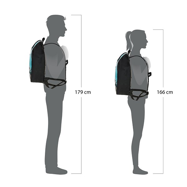 德國【ORTLIEB】Velocity Design 23L 防水背包 / 藍綠-黑森林 / 設計款郵差風造型防水背包
