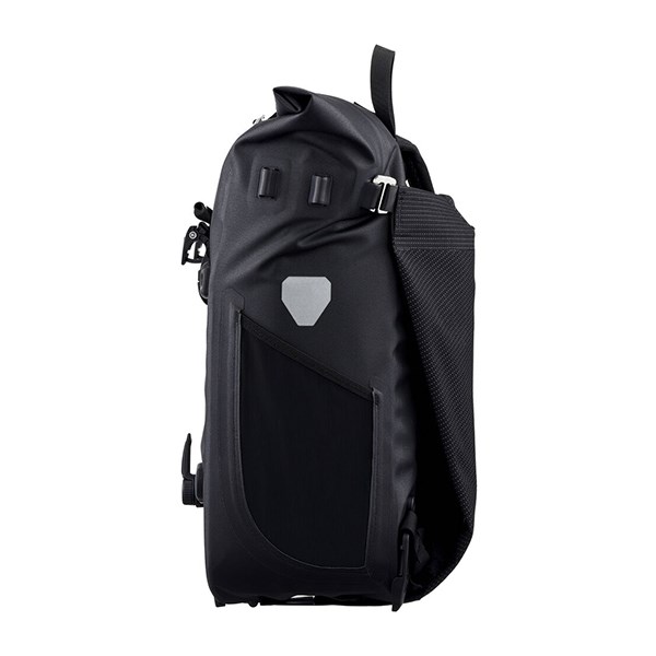 德國【ORTLIEB】Vario High-Vis 反光馬鞍後背兩用包 / 使用QL安裝系統 / 可當自行車袋或後背包