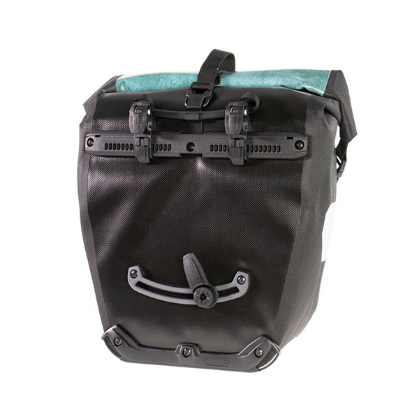 德國【ORTLIEB】Back-Roller Design 亮面防水馬鞍袋 綠黑(鋸齒山脈) / 經典防水後馬鞍袋 / 使用QL2.1安裝系統
