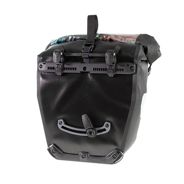 德國【ORTLIEB】Back-Roller Design 亮面防水馬鞍袋 紅黑(機械發條) / 經典防水後馬鞍袋 / 使用QL2.1安裝系統