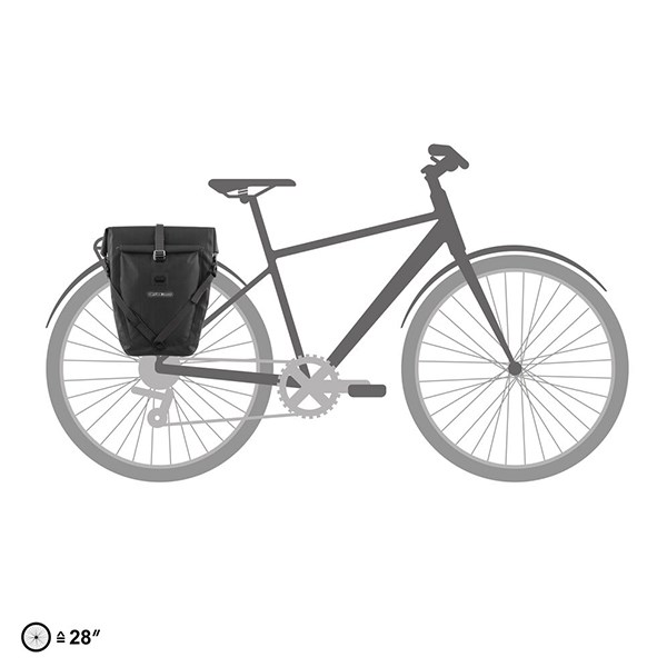 德國【ORTLIEB】Back-Roller Plus霧面防水馬鞍袋 / 自行車後馬鞍袋 / QL2.1安裝系統
