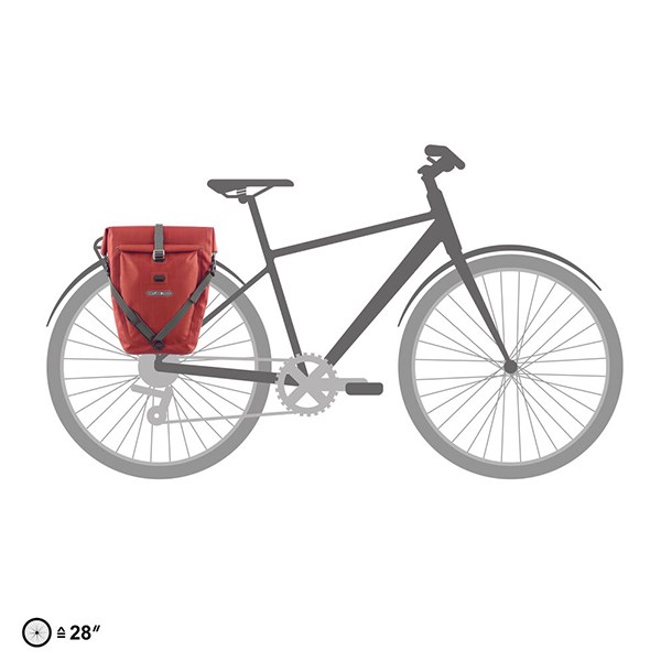 德國【ORTLIEB】Back-Roller Plus霧面防水馬鞍袋 / 自行車後馬鞍袋 / QL2.1安裝系統
