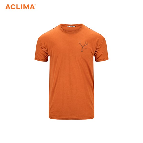 挪威[ACLIMA]LW140 Classic Tee Antler M 男款輕量鹿角T恤 / 透氣排汗 / 抗臭快乾