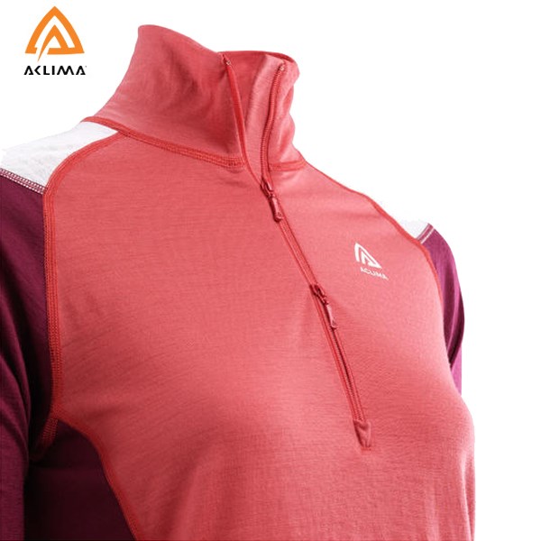 挪威[ACLIMA] LW Reinforced Mockneck W / 歐洲製女款美麗諾羊毛輕量耐磨上衣 / 運動長袖 / 女款上衣 / 排汗吸濕快乾