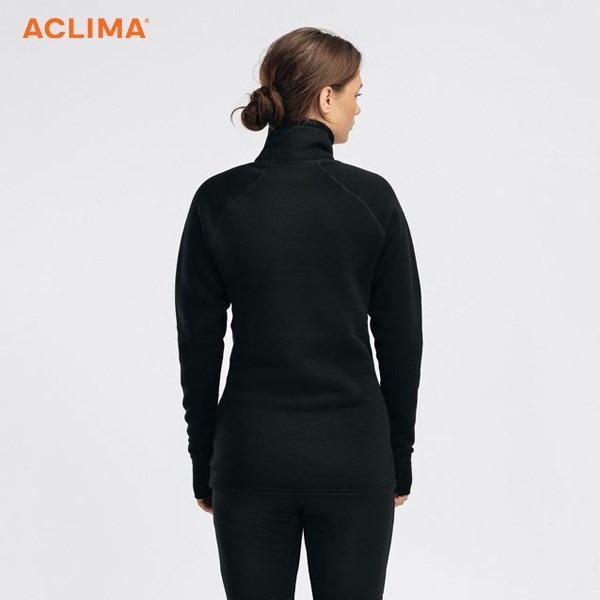 挪威【ACLIMA】FW Polo w/zip W 女拉鍊高領上衣 / 美麗諾羊毛 / 保暖刷毛 / 輕量快乾