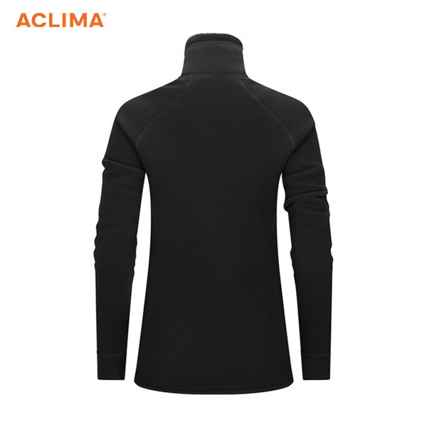 挪威【ACLIMA】FW Polo w/zip W 女拉鍊高領上衣 / 美麗諾羊毛 / 保暖刷毛 / 輕量快乾