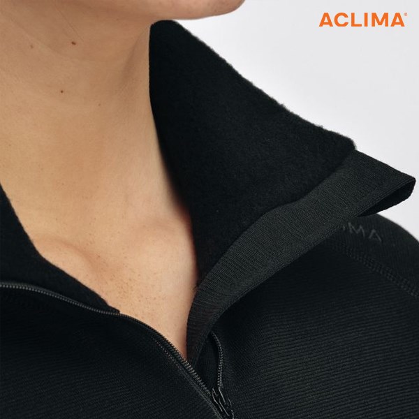 挪威【ACLIMA】FW Polo w/zip W 女拉鍊高領上衣 / 美麗諾羊毛 / 保暖刷毛 / 輕量快乾