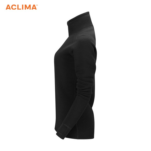 挪威【ACLIMA】FW Polo w/zip W 女拉鍊高領上衣 / 美麗諾羊毛 / 保暖刷毛 / 輕量快乾