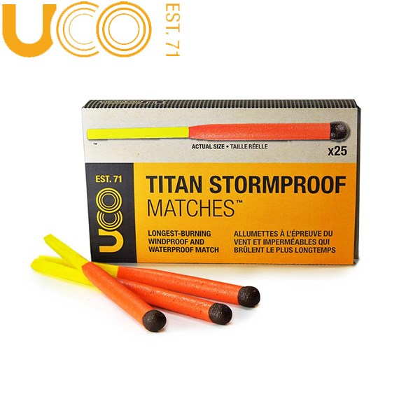 美國[UCO]Titan Stormproof Matchs 防風防水火柴(大) 補充包