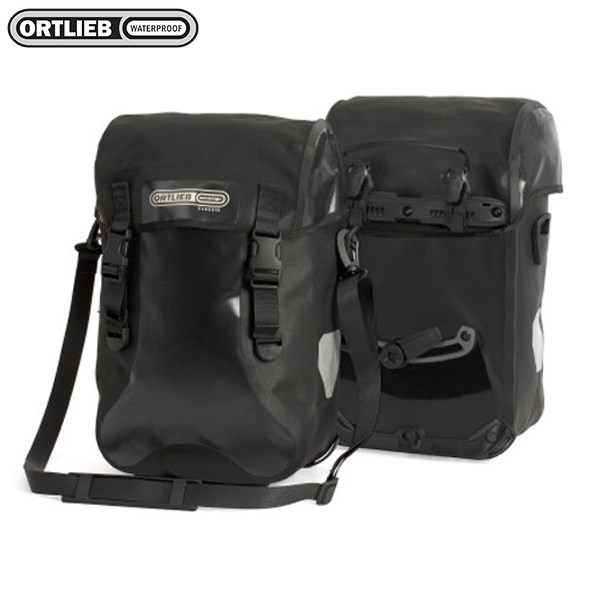 德國[ORTLIEB] Sport-Packer Classic (pair)(2*15L) / 亮面防水馬鞍袋-肩背四用包(一對)可掛,手提,肩背及雙肩(需另購背架)