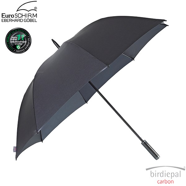 德國[EuroSCHIRM] 德國高級雨傘品牌 Birdiepal Carbon / 碳纖高爾夫球傘(黑)