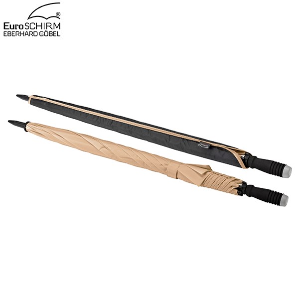 德國[EuroSCHIRM] 德國高級雨傘品牌 Birdiepal Compact / 經典高爾夫球傘(淺褐)