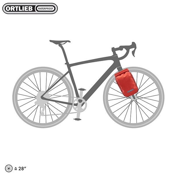 德國[ORTLIEB] Fork-Pack Plus 5.8L防水腳踏車前叉袋(德國製)/山地車防水馬鞍包