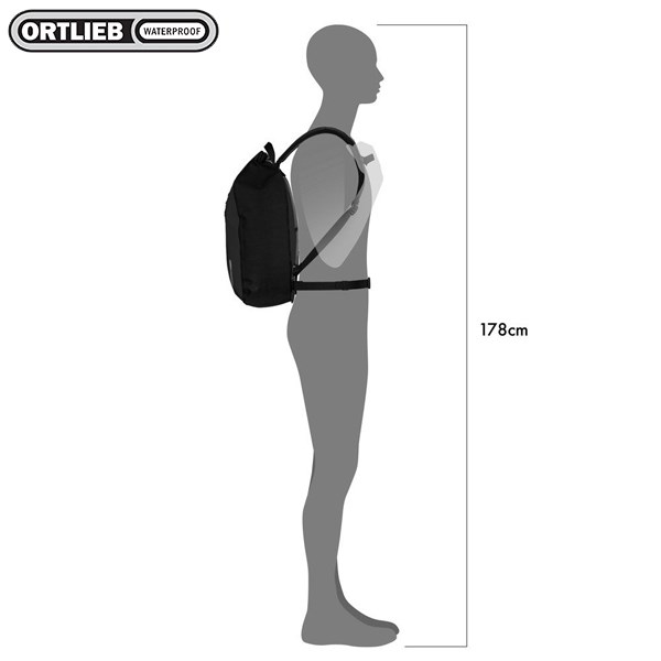 德國【ORTLIEB】Velocity – 防水運動背包 17L (德國製)/運動休閒後背包/多功能防水後背包