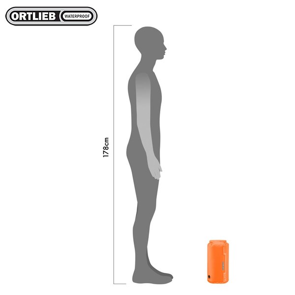 德國【ORTLIEB】Dry-Bag Light Valve / 氣閥設計 壓縮防水收納袋(12L) 德國製