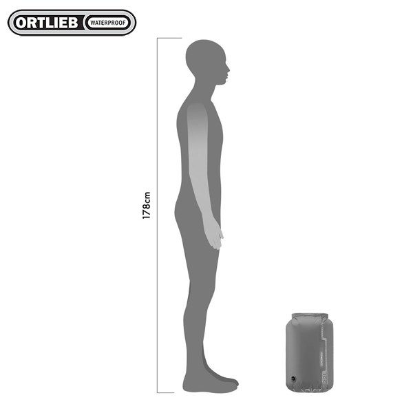 德國【ORTLIEB】Dry-Bag Light Valve / 氣閥設計 壓縮防水收納袋(22L) 德國製