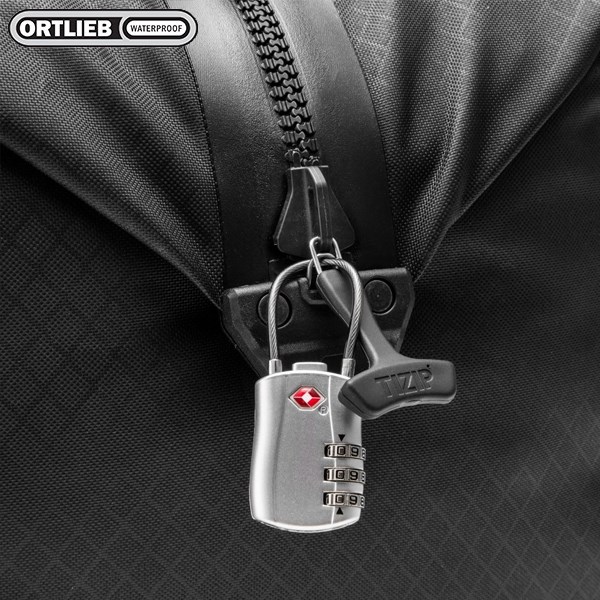 德國【ORTLIEB】Duffle Metrosphere 60L 黑色壓紋防水旅行袋 (德國製)/戶外休閒雙肩防水包/雙肩溯溪防水包