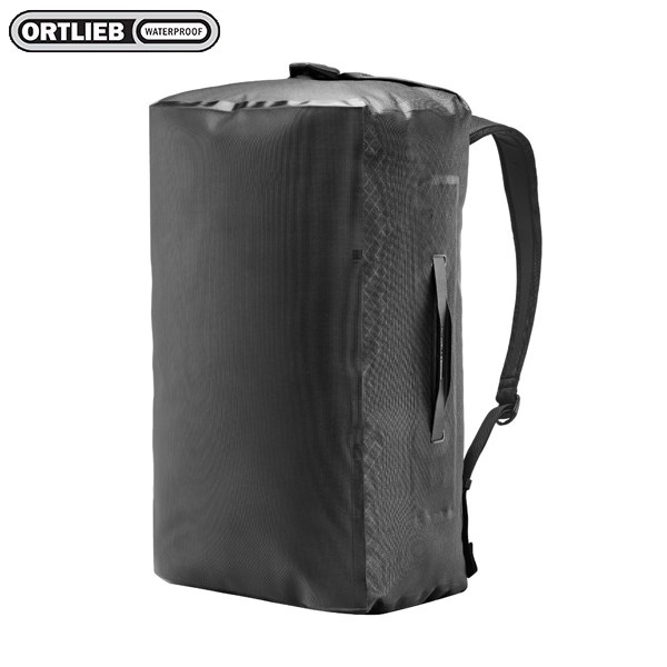 德國【ORTLIEB】Duffle Metrosphere 60L 黑色壓紋防水旅行袋 (德國製)/戶外休閒雙肩防水包/雙肩溯溪防水包